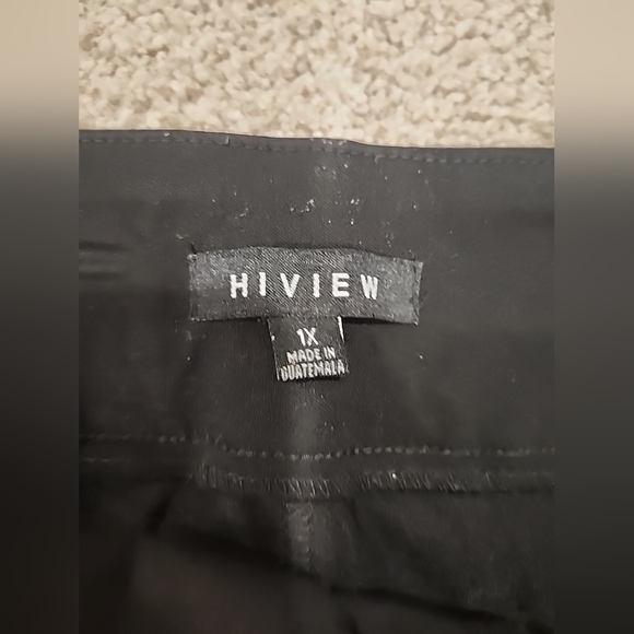 Hiview Womens XL Black Pull On Stretchy Skinny Dress Pants - Picture 2 of 8